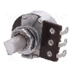 Potentiometru rotativ, 10kΩ, mono, logaritmic, 200mW, TELPOD - PR185-10K-B16-P5