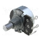 Potentiometru rotativ, 220kΩ, mono, liniar, 500mW, TELPOD - PR-246 220K A 20P1