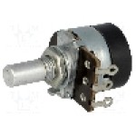 Potentiometru rotativ, 470kΩ, cu comutator, mono, liniar, 200mW, TELPOD - PR185S56-470KA16P1