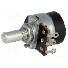 Potentiometru rotativ, 470kΩ, cu comutator, mono, liniar, 200mW, TELPOD - PR185S56-470KA16P1