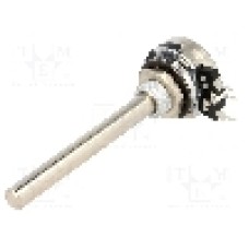 Potentiometru rotativ, 47kΩ, mono, liniar, 200mW, PIHER - T-21AHM0607473A2020