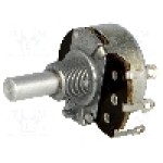 Potentiometru rotativ, 47kΩ, mono, liniar, 500mW, TELPOD - PR-246 47K A 20P1