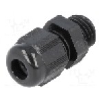 Presetupa poliamida, M12, IP68, HELUTOP HT-M, HELUKABEL - HT M12 RAL9005