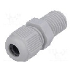 Presetupa poliamida, M12, IP68, FIBOX - GPA M12-L