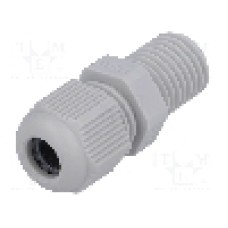 Presetupa poliamida, M12, IP68, FIBOX - GPA M12-L