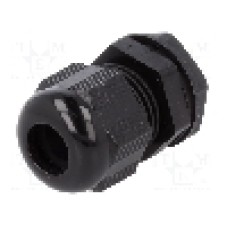 Presetupa poliamida, M16, IP66, IP68, ALPHA WIRE - PMC16 BK080