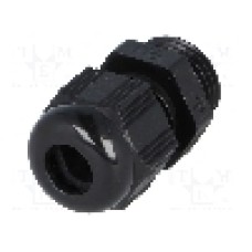 Presetupa poliamida, M16, IP68, HELUTOP HT-M, HELUKABEL - HT M16 RAL9005 93938