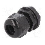 Presetupa poliamida, M20, IP66, IP68, ALPHA WIRE - PMC20 BK080