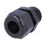 Presetupa poliamida, M20, IP68, HSK-L, HELUKABEL - HSK-L M20 RAL9005 99851 Presetupa poliamida, M20, IP68, HSK-L, HELUKABEL - HSK-L M20 RAL9005 99851
