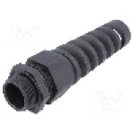 Presetupa poliamida, M25, IP68, HELUTOP HT-K, HELUKABEL - HT-K M25 RAL9005 Presetupa poliamida, M25, IP68, HELUTOP HT-K, HELUKABEL - HT-K M25 RAL9005