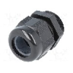 Presetupa poliamida, M25, IP68, HELUTOP HT-M, HELUKABEL - HT M25 RAL9005