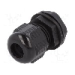 Presetupa poliamida, PG11, IP66, IP68, ALPHA WIRE - PPC11 BK080