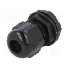 Presetupa poliamida, PG11, IP66, IP68, ALPHA WIRE - PPC11 BK080