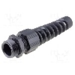 Presetupa poliamida, PG13,5, IP68, HELUTOP HT-K, HELUKABEL - HT-K PG13 RAL9005 Presetupa poliamida, PG13,5, IP68, HELUTOP HT-K, HELUKABEL - HT-K PG13 RAL9005