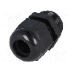 Presetupa poliamida, PG13,5, IP68, HELUTOP HT-PG, HELUKABEL - HT PG13.5 RAL9005