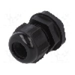 Presetupa poliamida, PG16, IP66, IP68, ALPHA WIRE - PPC16 BK080