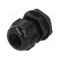 Presetupa poliamida, PG16, IP66, IP68, ALPHA WIRE - PPC16 BK080