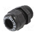 Presetupa poliamida, PG16, IP68, V-TEC EX PG, OBO BETTERMANN - VTEC EX PG16 SW Presetupa poliamida, PG16, IP68, V-TEC EX PG, OBO BETTERMANN - VTEC EX PG16 SW