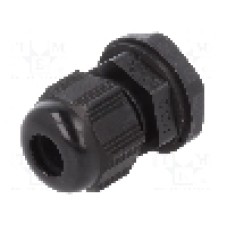 Presetupa poliamida, PG9, IP66, IP68, ALPHA WIRE - PPC9 BK080