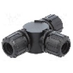 Conector de tip T, poliamida, HUMMEL - 1.536.0901.00