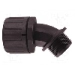 Conectori in unghi 45°, poliamida, HELLERMANNTYTON - 166-23411