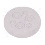 Garnitura cu mai multe orificii pentru cabluri, panou 1,5...5mm, {{Material}}, HT HI TECH POLYMERS - HTL-28-6-TPE