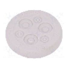 Garnitura cu mai multe orificii pentru cabluri, panou 1,5...5mm, {{Material}}, HT HI TECH POLYMERS - HTL-28-6-TPE
