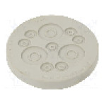 Garnitura cu mai multe orificii pentru cabluri, panou 1,5...5mm, {{Material}}, HT HI TECH POLYMERS - HTL-40-10-TPE