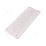 Garnitura cu mai multe orificii pentru cabluri, panou {{Grosime panou}}, {{Material}}, HT HI TECH POLYMERS - HTC-25-TPE