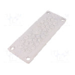 Garnitura cu mai multe orificii pentru cabluri, panou {{Grosime panou}}, {{Material}}, HT HI TECH POLYMERS - HTC-35-TPE