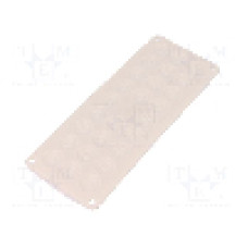 Garnitura cu mai multe orificii pentru cabluri, panou {{Grosime panou}}, {{Material}}, HT HI TECH POLYMERS - HTK-26-TPE -AS