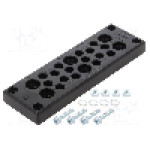 Garnitura cu mai multe orificii pentru cabluri, panou {{Grosime panou}}, {{Material}}, LAPP - 52220065