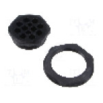 Garnitura cu mai multe orificii pentru cabluri, panou {{Grosime panou}}, {{Material}}, LAPP - 52220110