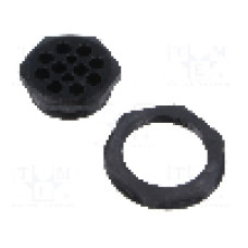 Garnitura cu mai multe orificii pentru cabluri, panou {{Grosime panou}}, {{Material}}, LAPP - 52220110