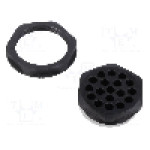Garnitura cu mai multe orificii pentru cabluri, panou {{Grosime panou}}, {{Material}}, LAPP - 52220111