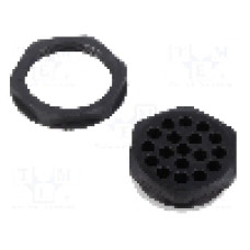 Garnitura cu mai multe orificii pentru cabluri, panou {{Grosime panou}}, {{Material}}, LAPP - 52220111