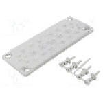 Garnitura cu mai multe orificii pentru cabluri, panou {{Grosime panou}}, {{Material}}, MOREK - MBA1C25L11
