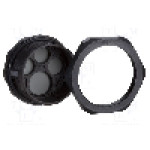 Garnitura cu mai multe orificii pentru cabluri, panou {{Grosime panou}}, {{Material}}, SCHNEIDER ELECTRIC - NSYTSAM508SE
