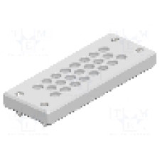 Garnitura cu mai multe orificii pentru cabluri, panou {{Grosime panou}}, {{Material}}, TE Connectivity - EP-BRM-SZ23-LGR-A