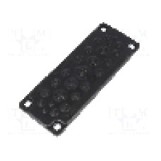 Garnitura cu mai multe orificii pentru cabluri, panou {{Grosime panou}}, {{Material}}, TRELLEBORG - 100236