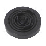 Manşon pentru cabluri, panou 1,5...3mm, {{Material}}, MOREK - T-RGDM40 RAL 9005 UL94V-0
