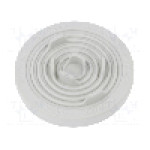 Manşon pentru cabluri, panou 1,5...3mm, {{Material}}, MOREK - T-RGDM50 RAL 7035 UL94V-0