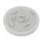Manşon pentru cabluri, panou 1,5...3mm, {{Material}}, MOREK - T-RGDM60 RAL 7035 UL94V-0