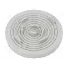 Manşon pentru cabluri, panou 1,5...3mm, {{Material}}, MOREK - T-RGDM60 RAL 7035 UL94V-0