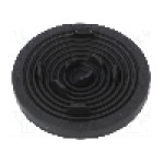 Manşon pentru cabluri, panou 1,5...3mm, {{Material}}, MOREK - T-RGDM60 RAL 9005 UL94V-0