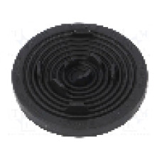 Manşon pentru cabluri, panou 1,5...3mm, {{Material}}, MOREK - T-RGDM60 RAL 9005 UL94V-0