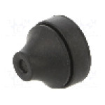 Manşon pentru cabluri, panou 3...5mm, {{Material}}, FIBOX - FEM-C 5-9 BLACK