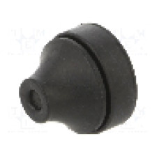 Manşon pentru cabluri, panou 3...5mm, {{Material}}, FIBOX - FEM-C 5-9 BLACK