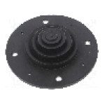 Manşon pentru cabluri, panou {{Grosime panou}}, {{Material}}, TRELLEBORG - M20-80 IP54 RAL 9005 UL94V-0