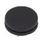 Manşon pentru cabluri, panou max. 0,8mm, elastomer termoplastic TPE, ESSENTRA - DGB-2.5